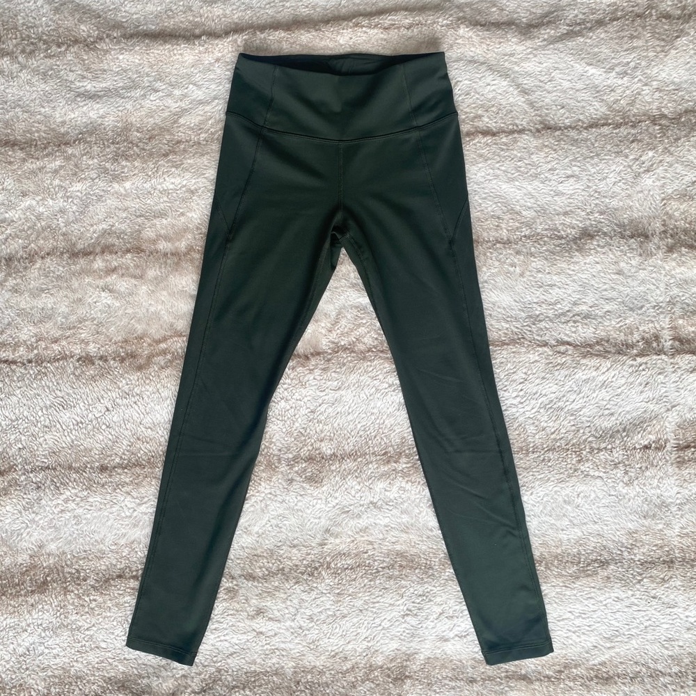 Olive green Under Armour yoga pants
